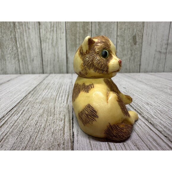 Vtg Harmony Kingdom Pot Bellys PBBKI7 "Porky", Cat Figurine Lil' Mousers 2" Long - Picture 5 of 13